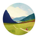 Poster Zomerwandeling bij het bergmeer - Rivers - Rond