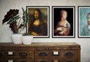Plakat Pixelart - van Gogh - Autoportret 1889