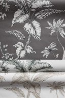 Vliestapete Floral Natur in Greige 