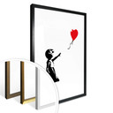 Plakat Banksy'ego - "Dziewczynka z czerwonym balonikiem" jako kultowa dekoracja ścienna