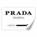 Zelfklevende Poster Prada Marfa