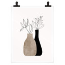 Poster Kubistika - Minimalistische Pflanzen - aus der Cosy Kollektion
