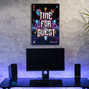 Canvasbillede, Quest time for gamere
