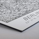 Hexagon - Alu-Dibond - Map of Berlin