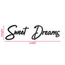 Akrylowa dekoracja z napisem 3D Sweet Dreams