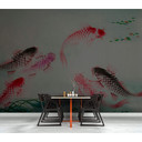 Livingwalls Fototapet Walls by Patel Dancing Kois 1