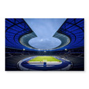 Glasbild Hertha BSC Blaues Olympiastadion