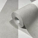 Stretched tapet, non-woven vægbeklædning Shades Iconic hvid, grå
