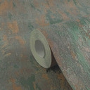 Vintage Tapete Metallic-Effekt Grün Bronze Vliestapete Strukturtapete A.S. Création