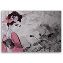 Canvasbillede, japansk geisha