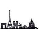 Sticker mural - Paris Skyline 2