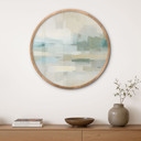 Poster Velvet Dusk - Abstract Landschap - Sir Edward x Grigory Gladarev - Rond