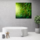 Canvasbillede, jungle bambus planter