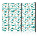 Paravent, Raumteiler freistehend, Trennwand - Fish Leaping Above the Waves