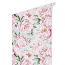Mønstret tapet FN-design - Pink Paeonia