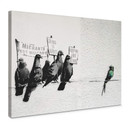Obraz na płótnie Banksy - Protestujące ptaki