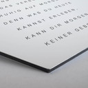 Hexagon - Alu-Dibond - Was du heute kannst besorgen...