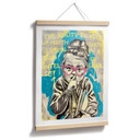 Poster Le Silence Montre l'Intelligence Pop Art - Habib