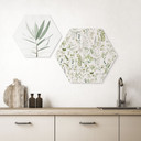Hexagon Dibond Urter og vilde blomster - UN Designs