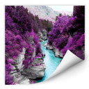 Zelfklevende Poster - Kawarau River