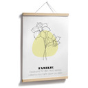 Personalisierbares Poster Monatsblume März