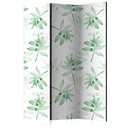 Screen room divider - Akvarelgrene, 3-delt