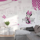 Fotobehang Minnie in Parijs