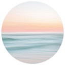 Fototapeta Abstrakcyjne Fale Morskie Pastel - Botha - Okrągły