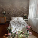 Botanische Fotobehang pampagras en grassen in beige - Ms Tiff