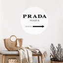 Wandtattoo Prada Marfa - Rund