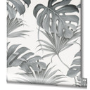 SCHÖNER-WOHNEN non-woven tapet, blomstertapet hvid, grå