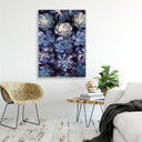 Canvasbillede, Shabby Chic blomster