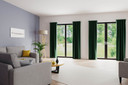 Homing Fertigschal mit verdeckten Schlaufen Galdin grün -  2,45 x 1,4 m