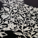 Wandbild Peace Zeichen - Silber Glitzer