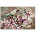 Tableau sur toile 3 parties, Holy Lotus et Fanter