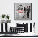 Plakat Banksy - Spraw trochę kłopotów