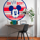 Selvklæbende tapet - Mickey Oh Boy - 125 x 125 cm