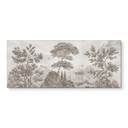 Keukenachterwand landschap met tuinlandschap in beige - Ms Tiff