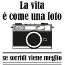 Muursticker Camera - Italiaans