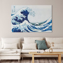 Wandbild Hokusai - Die große Welle von Kanagawa - Alu-Dibond