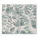 Låg til komfur jungleblade akvarel creme - Bloomery Decor