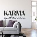 Wandtattoo Karma regelt das schon