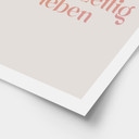 Spruch Poster Voll schön, dass wir gleichzeitig leben