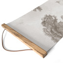 Textielposter Landschap met tuinlandschap in beige - Ms Tiff - Panorama