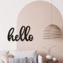 Napis dekoracyjny Hello - litery akrylowe
