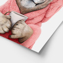 Poster Lion Wellness avec café - Korenkova