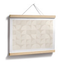 Plakat półokrągły w stylu retro - Bloomery Decor