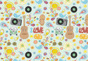 Fototapet Loske - I love the 60s