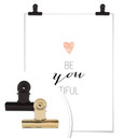 Plakat Confetti & Cream - Be-you-tiful