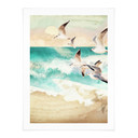 Plakat mewy na plaży - SpaceFrog Designs